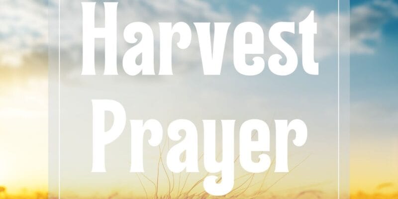 A Prayer at Harvest