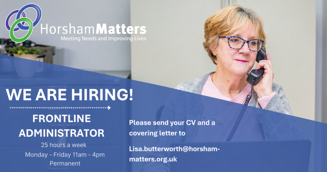 Horsham Matters is Hiring a Part-time Frontline Administrator