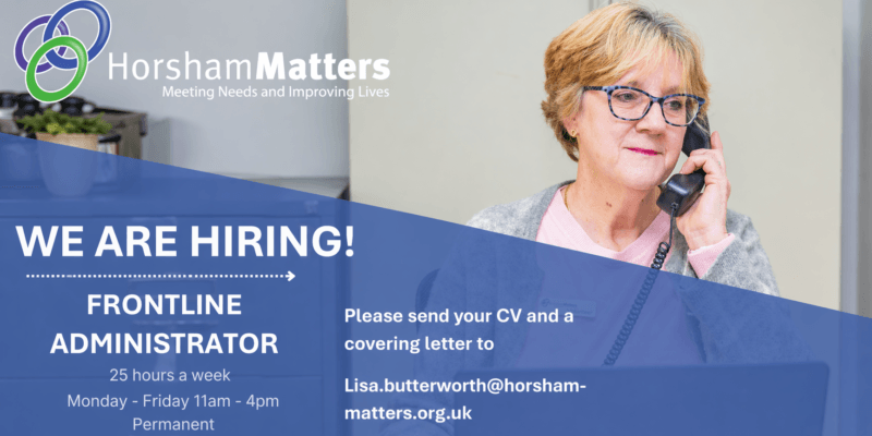Horsham Matters is Hiring a Part-time Frontline Administrator
