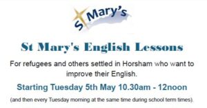 St Mary’s English Lessons