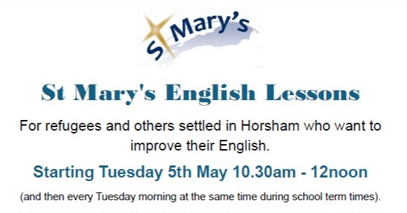 St Mary’s English Lessons