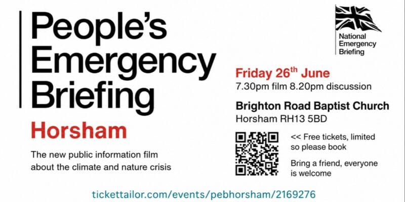 People’s Emergency Briefing, Horsham