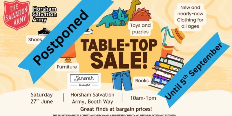 Table Top Sale