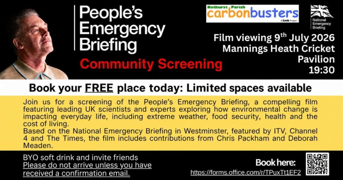 People’s Emergency Briefing, Mannings Heath