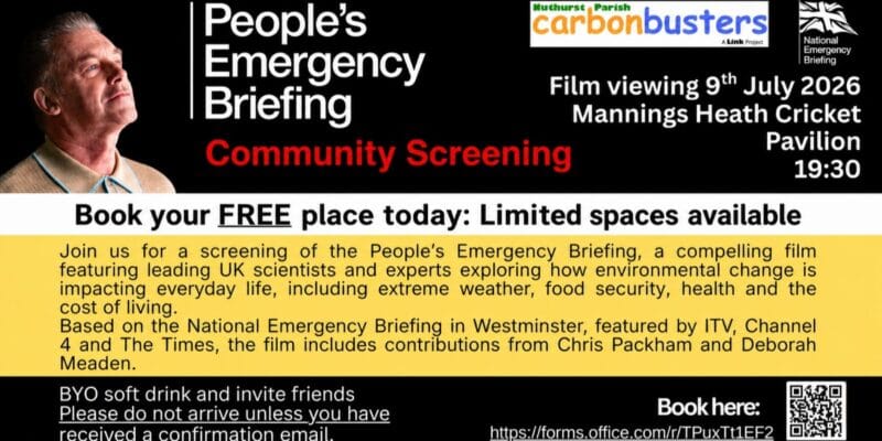 People’s Emergency Briefing, Mannings Heath