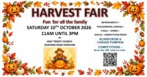 Harvest Fair: Saturday 10TH October 2026, 11AM UNTIL 3PM at Holy Trinity Church, Rushams Road, Horsham