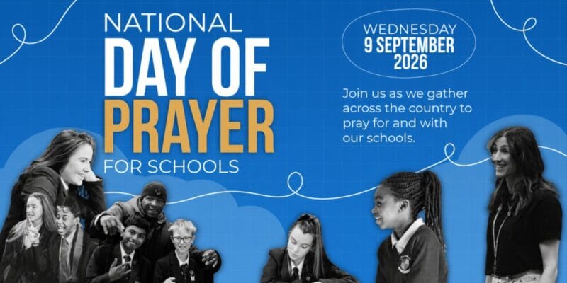 National Day of Prayer for Schools, Wednesday 9 September 2026
