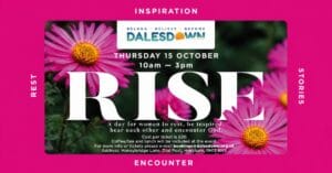 RISE event at Dalesdown, Thursday 15 October, 10am–3pm; tickets £20.